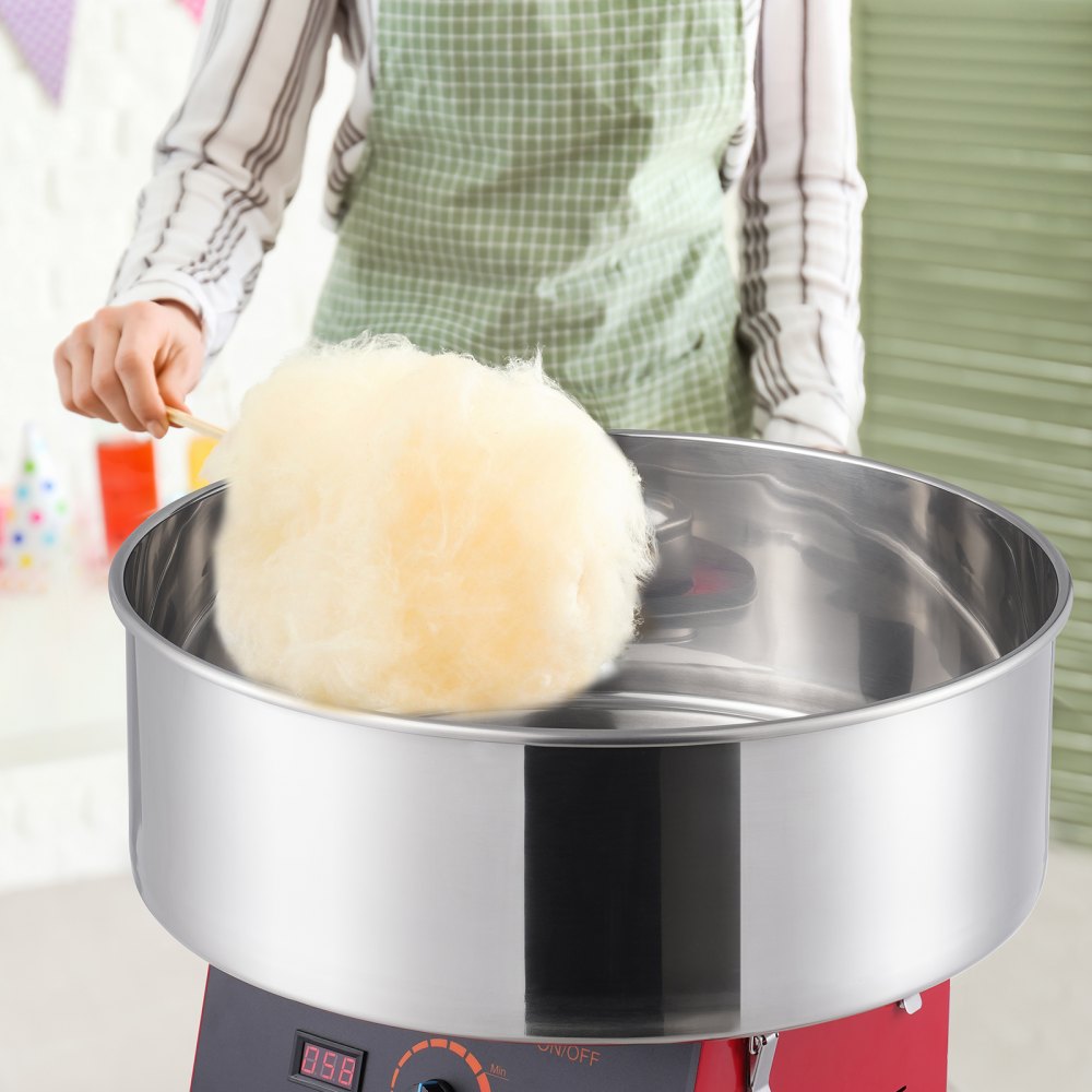 Electric Cotton Candy Machine, 1000W Cotton Candy Machine, Commercial Cotton Candy Machine with Stainless Steel Bowl & Sugar Spoon, Perfect for Children's Birthday Parties at Home, Family Gatherings (Red) Electric Cotton Candy Machine, 1000W Cotton Candy Machine, Commercial Cotton Candy Machine with Stainless Steel Bowl & Sugar Spoon, Perfect for Children's Birthday Parties at Home, Family Gatherings (Red)