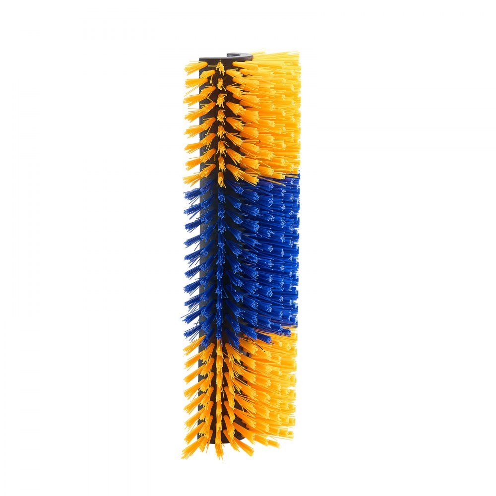 Scratching brush, set of 6 cattle brushes with 12 screws, 51 x 19 x 10 cm scrubbing brush, for relieving itching & for cleaning, grooming & scratching post brush for horses, pigs & cattle