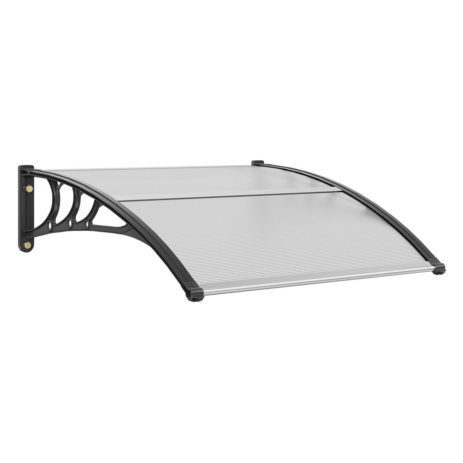 Front door canopy 965x1017mm UF50+ PC sun protection film Front door canopy PC plate + ABS bracket + aluminum connector Desk canopy UV-resistant Front door canopy Desk arch canopy Front door canopy 965x1017mm UF50+ PC sun protection film Front door canopy PC plate + ABS bracket + aluminum connector Desk canopy UV-resistant Front door canopy Desk arch canopy