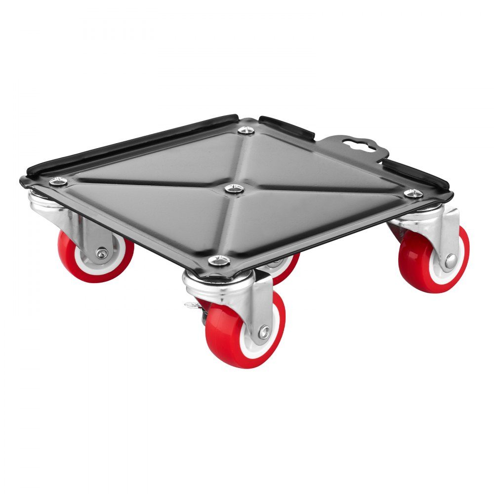 Meubelwagen, 198 x 198 x 75 mm, max. draagvermogen 1575 kg, meubeltransporter met 5x 360° draaibare wielen, gereedschapsset voor het optillen en duwen van meubelen voor huishoudelijke apparaten, bank, koelkast, wasmachine