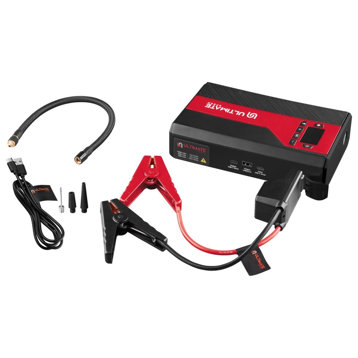ULTIMATE SPEED® Auto-Starthilfe mit Powerbank und Kompressor »UPK 10 H5«