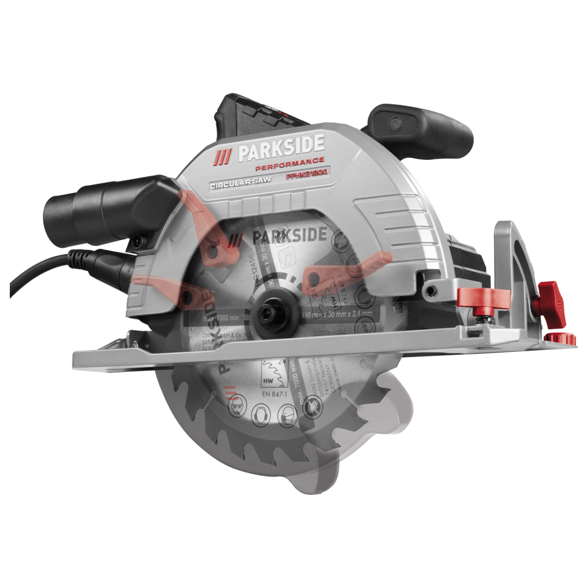 PARKSIDE PERFORMANCE® handcirkelzaag »PPHKS 1800 A1«