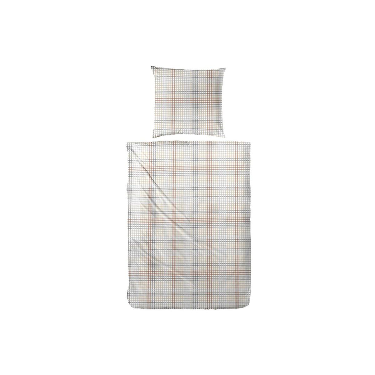 WESTMINSTER Flanell-Bettbezug 135 x 200 cm/155 x 220 cm (Streifen 135 x 200 cm)