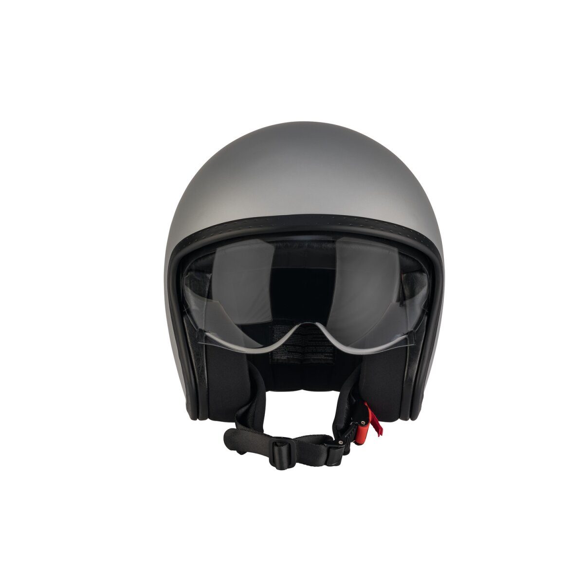 ULTIMATE SPEED® jet helmet, with visor, size. M (silver/grey matt)
