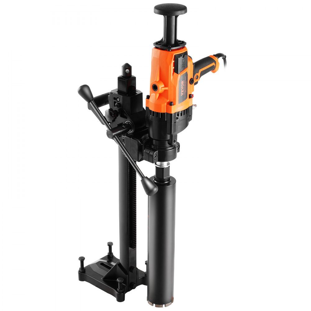 Kernbohrmaschine Diamant-Kernbohrmaschine 2-18 cm Bohrdurchmesser, handgeführte Diamant-Kernbohrmaschine mit Ständer und Kernbohrmaschine, 2600 W Betonkernbohrmaschine Nass- und Trockenanwendung, für Beton