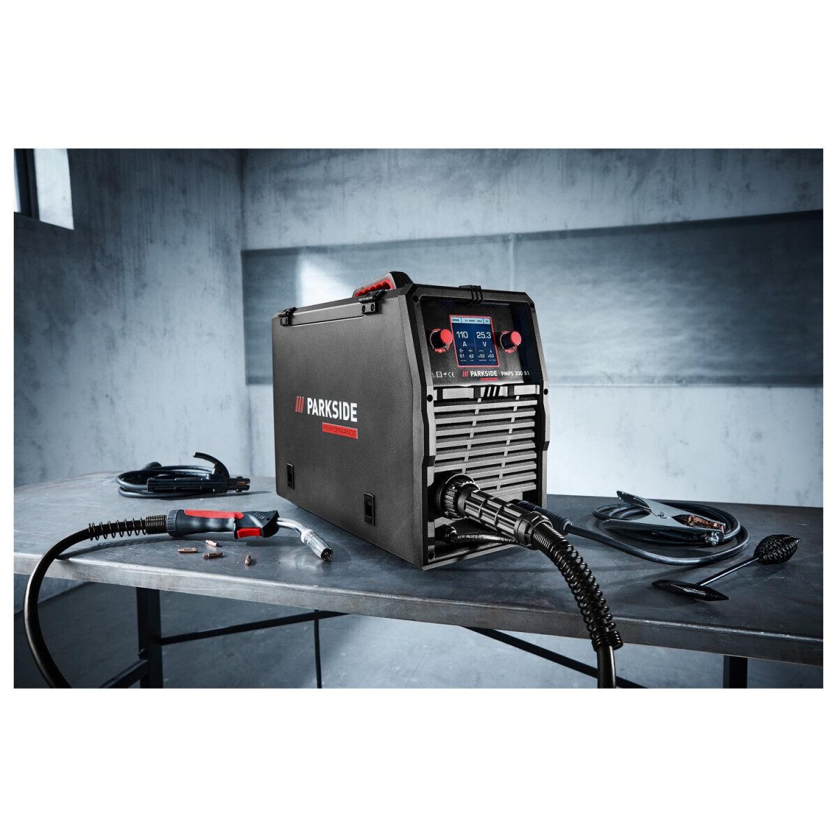 PARKSIDE PERFORMANCE® pulse MIG welder PMPS 200 B1, 200 A