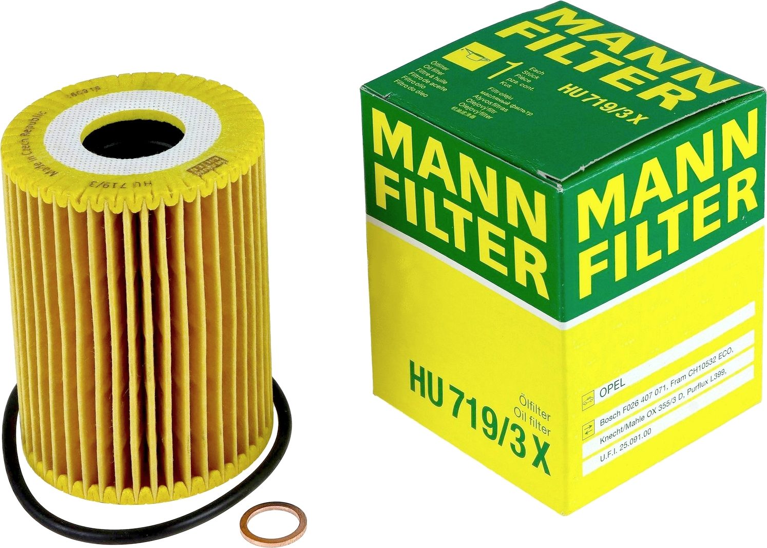 MANN HU 719/3X Filter OLEJU - Part No. HT-51258