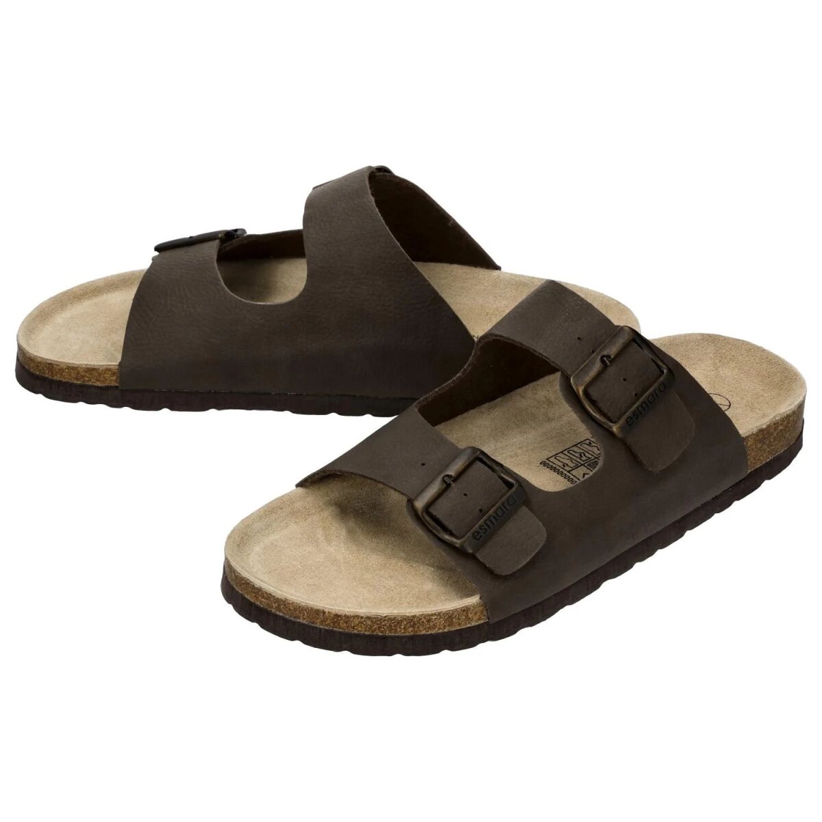 esmara® MEN muiltjes, 46, donkerbruin esmara® MEN muiltjes, 46, donkerbruin