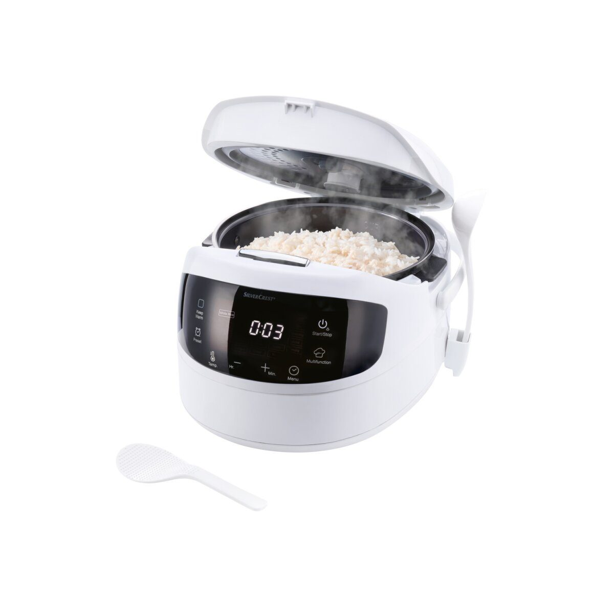 SILVERCREST® KEUKENGEREEDSCHAP Digitale rijstkoker »SRKM 860 A1«, 1,5 l