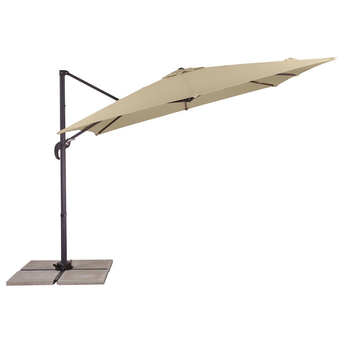 Schneider cantilever umbrella »Valencia Grande«, with crank opening (natural)
