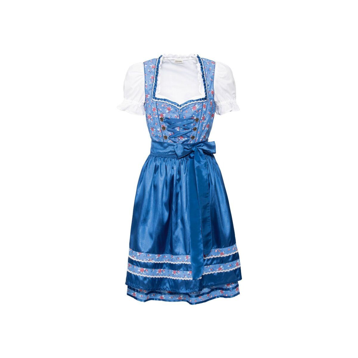 esmara® Damendirndl, im stylischen Wiesn-Look (aop/blau, 42) Sonstiges