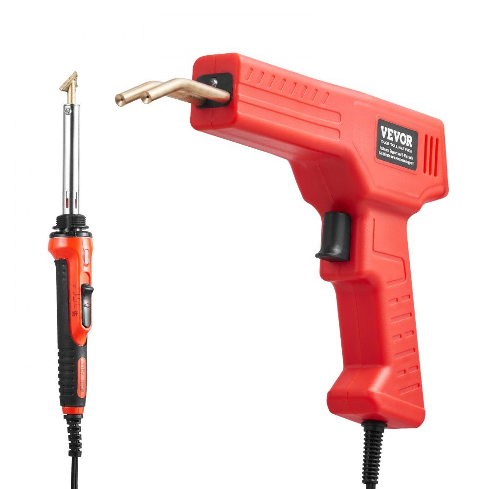 Plastic Welder, 100W Welding Gun + 60/100W Soldering Iron, Plastic Repair Kit with 1000 Hot Clips and 60 Rods for Car Bumpers, Kayaks, Electronics, Toys