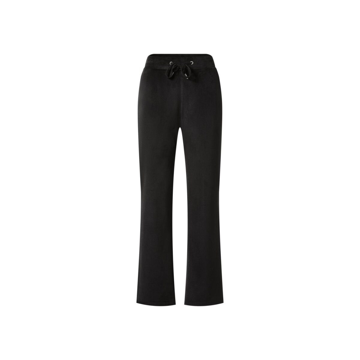 esmara® Damen-Velourshose, XL (48/50), schwarz