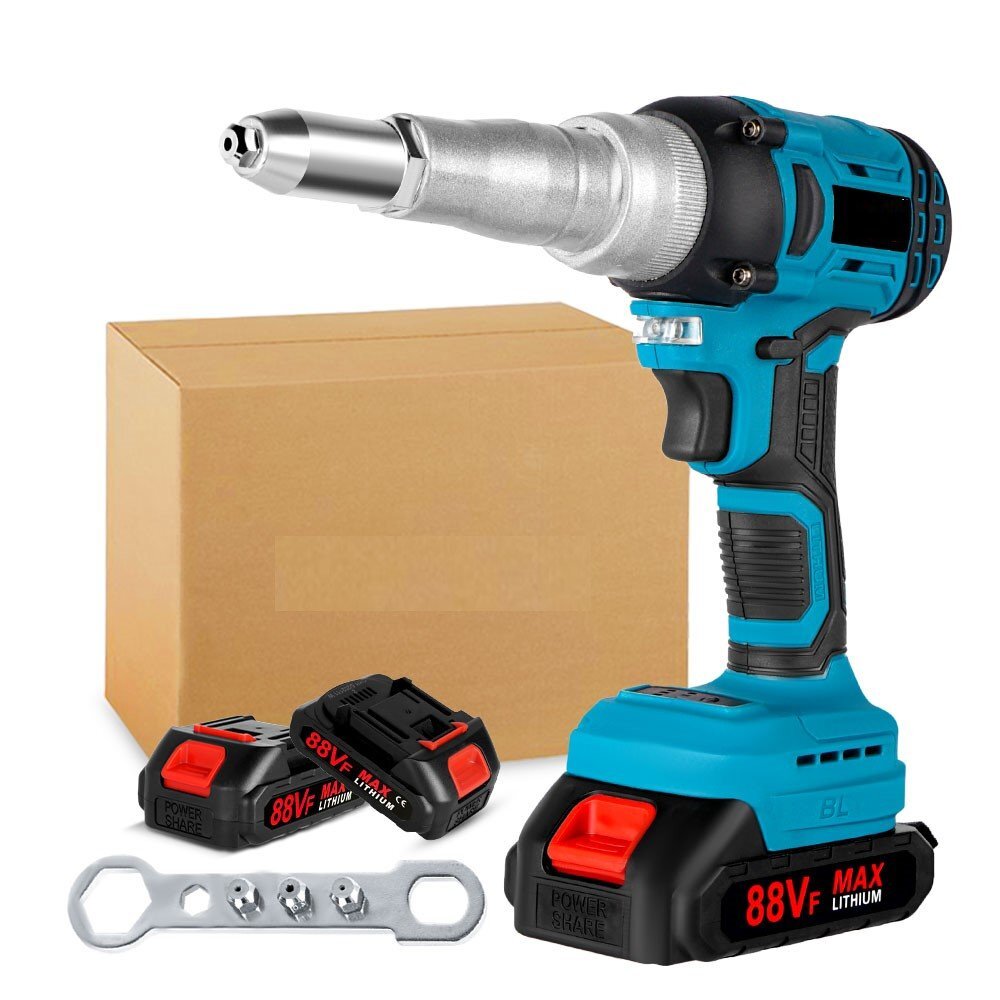 Riveter rivet gun 2.4 ~ 5.0mm battery 20000N 720W brushless motor compatible for Makita 18V batteries Riveter rivet gun 2.4 ~ 5.0mm battery 20000N 720W brushless motor compatible for Makita 18V batteries