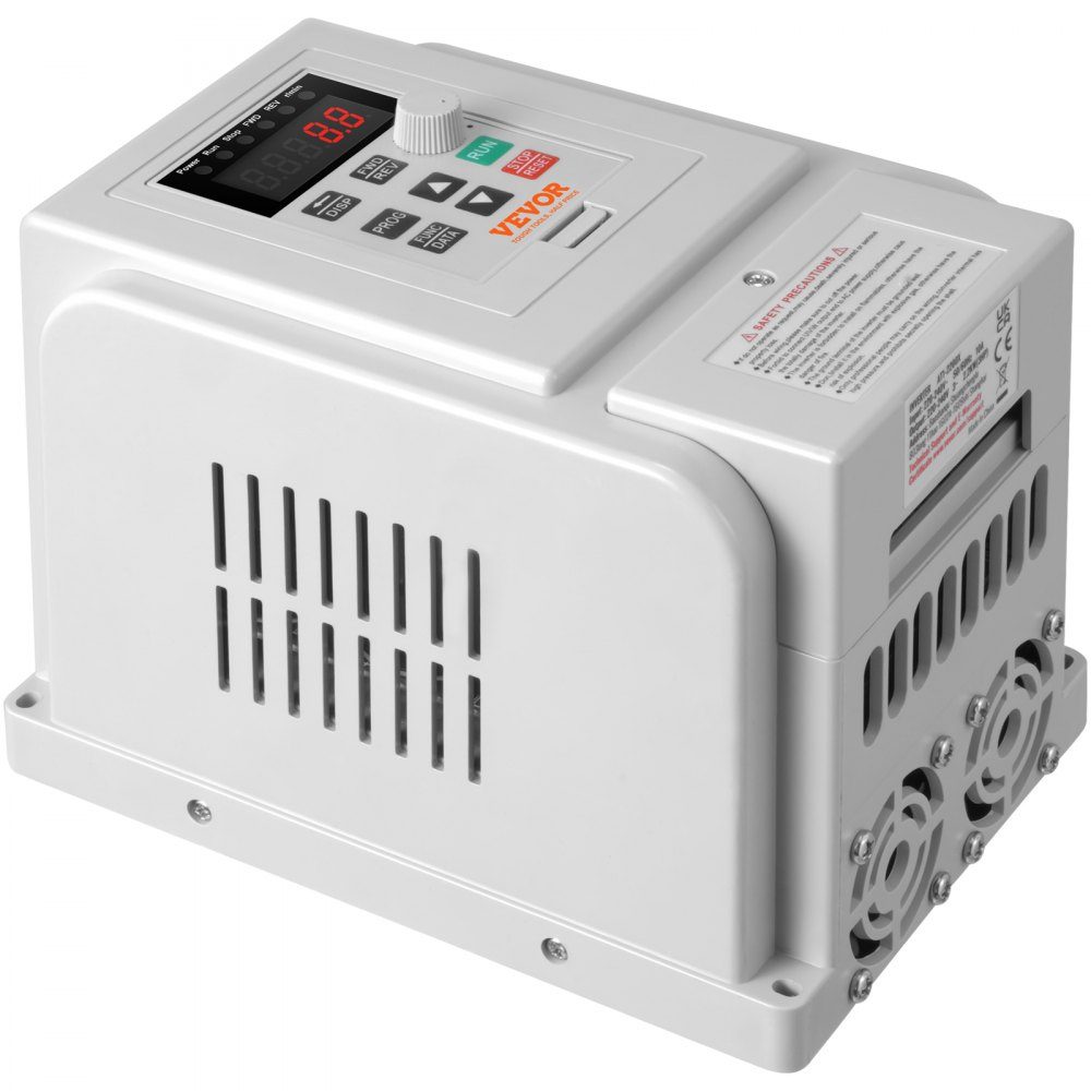 2,2kW 10A 3HP frequentieomvormer VFD AC 220-240V frequentieregelaar snelheidsregelaar frequentieomvormer omvormermotor VFD omvormer variabele frequentie driver inclusief 20cm stuurkabel