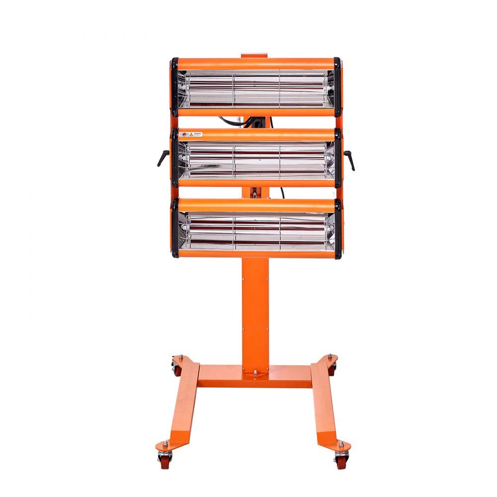 Infrared Curing Lamp, 3300W, 1-60 Min Time Setting, Automatic Curing Lamp with Auto Heater and Holder, 8.61 Square Feet Baking Area, Spray Bake Booth Heaters, Paint Dryer