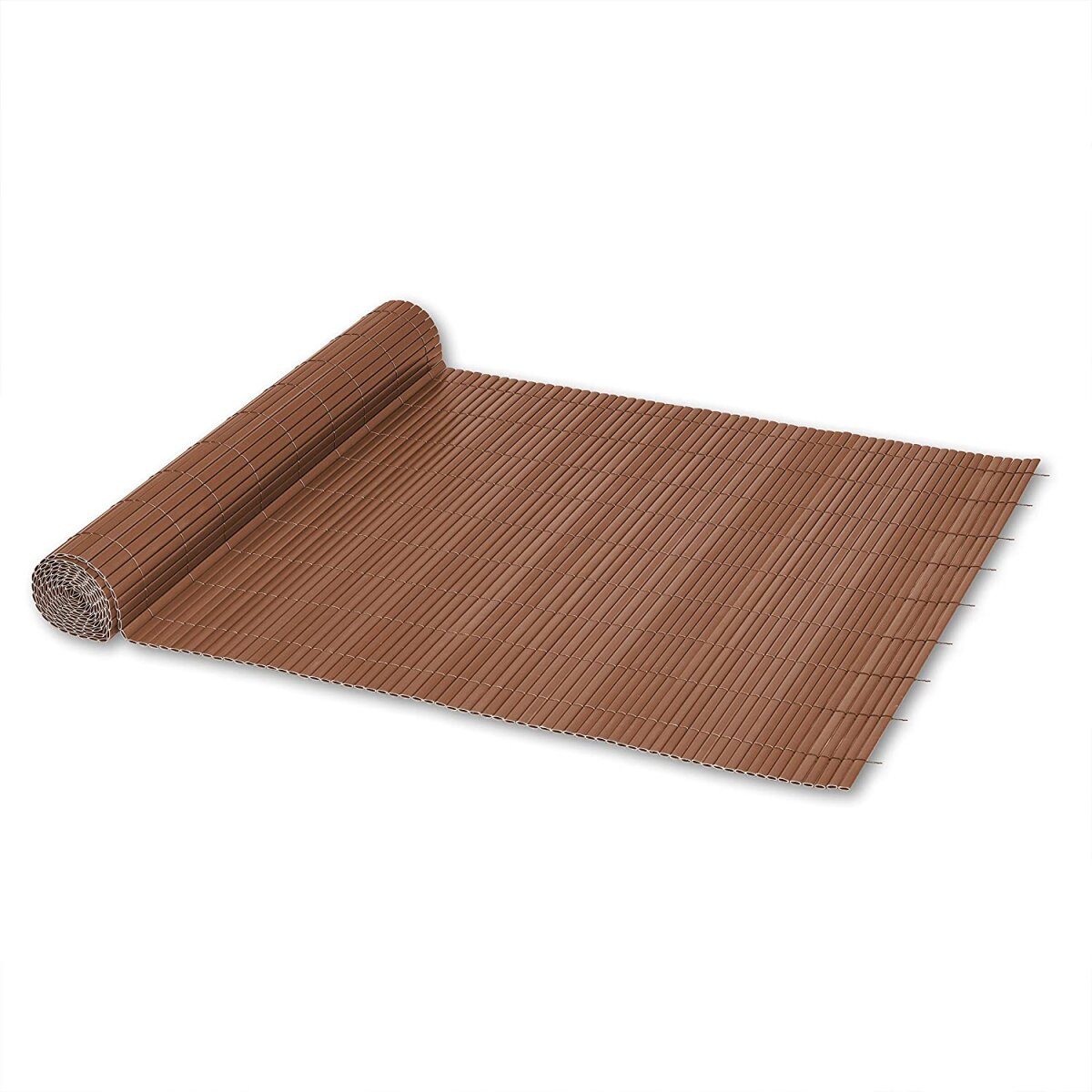 Tapis d'intimité Ribelli, en PVC, 90 x 300 cm, marron