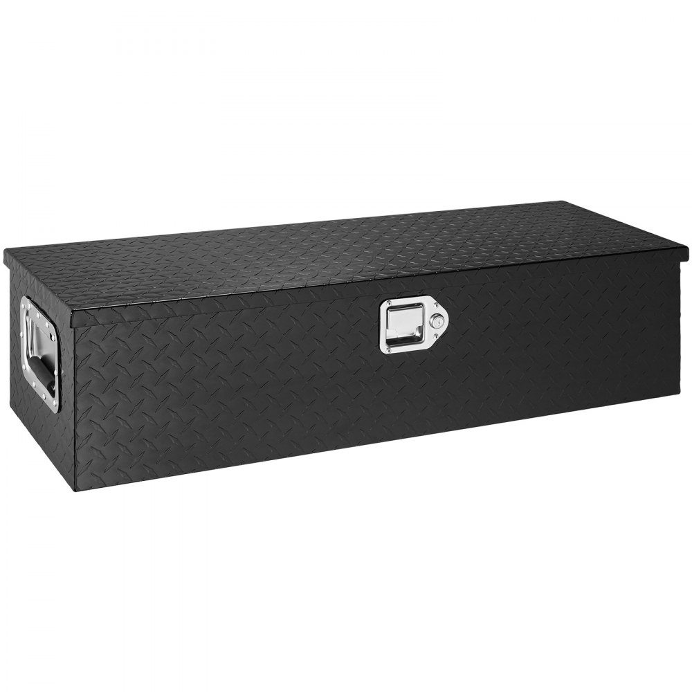 990 x 330 x 254mm Truck Bed Tool Box Lockable 83L Truck Box Tool Box Storage Tool Box 39kg Load Tool Box Organizer for RV Car Black