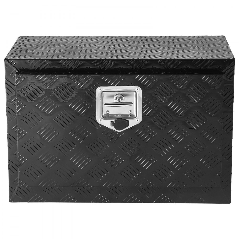 Truckbox gereedschapskist, aanhangwagenbox aan de onderkant, gereedschapskist 612x310x360mm pick-up opbergdoos, aluminiumlegering, 30kg zware gereedschapskist, afsluitbare opbergdoos