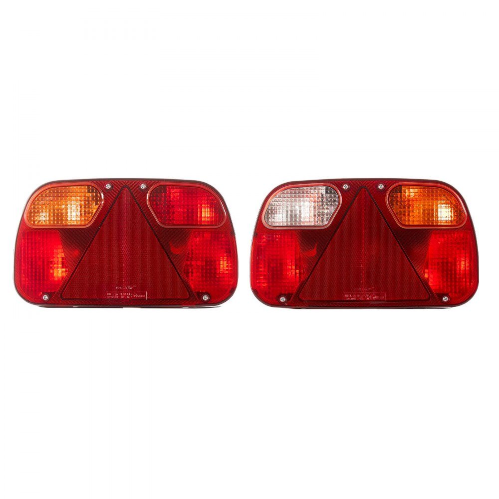 Anhängerbeleuchtung Anhängerbeleuchtung 2 Stück mit 6 Modi (Bremslicht/Blinker/Rücklicht/Kennzeichen/Rückfahrlicht/Nebelscheinwerfer), Anhängerbeleuchtung Set mit Kabelbaum für LKW