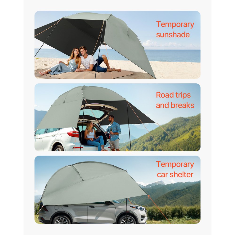 Sonnensegel Wohnwagen 3x2,1m Sonnendach Wohnmobil UV50+ UV-Schutz Markise 190T Polyestergewebe Markise PU2000mm wasserdicht inkl. Tragbare Tasche. Ideal für Campingausflüge mit Familientreffen Sonnensegel Wohnwagen 3x2,1m Sonnendach Wohnmobil UV50+ UV-Schutz Markise 190T Polyestergewebe Markise PU2000mm wasserdicht inkl. Tragbare Tasche. Ideal für Campingausflüge mit Familientreffen