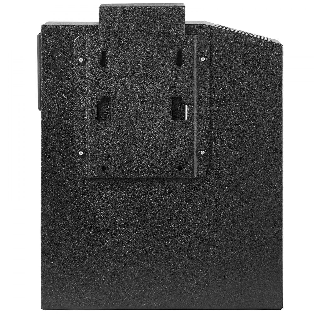 Gun Safe, Wall Mounted Gun Safe, 1 Gun, Gun Safe for Fingerprint, Key or Password, Cold Rolled Steel Gun Safe, 320 x 255 x 95mm, Gun Cabinet Wall Safe