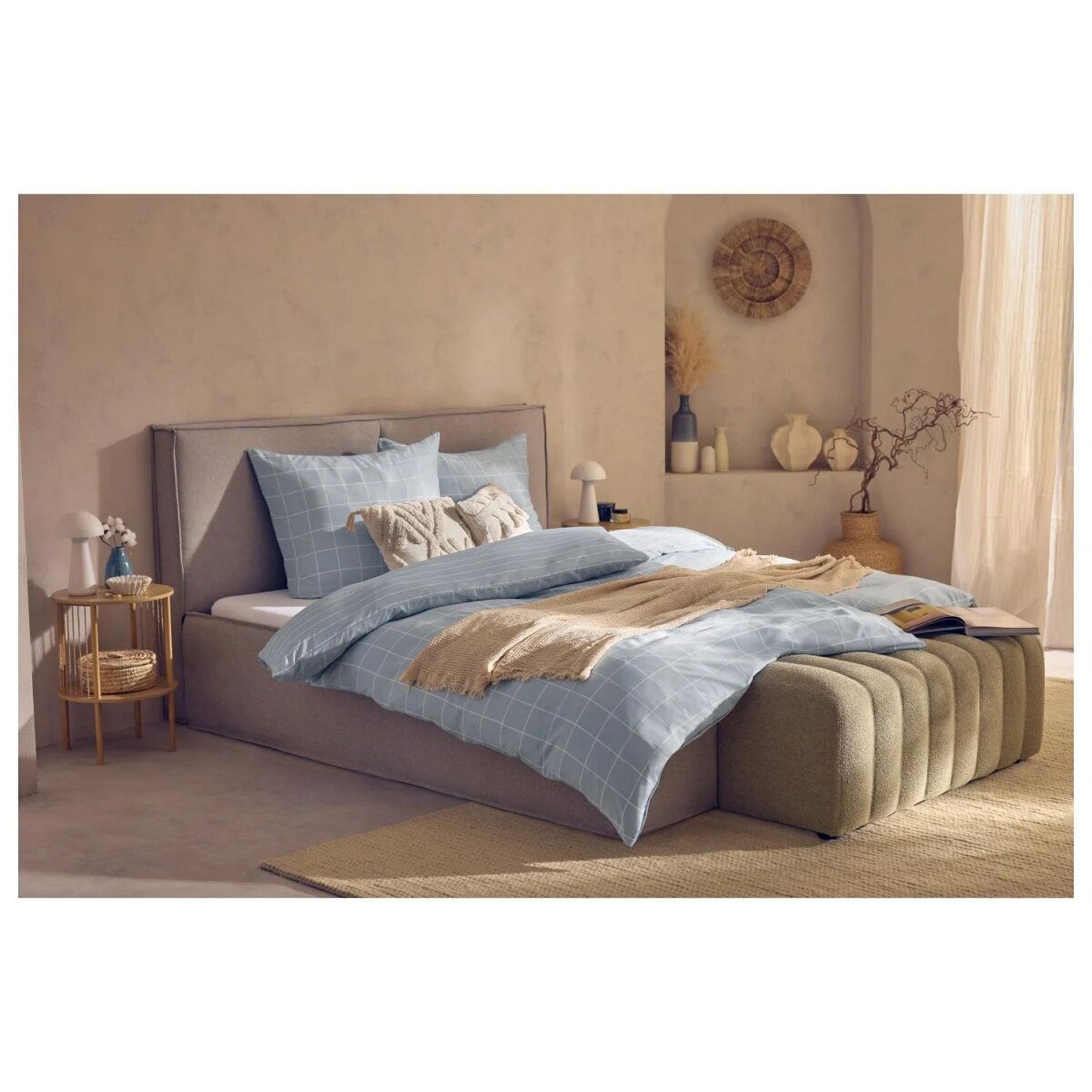 LIVARNO® Jersey-Spannbettlaken, 90-100 x 200 cm, weiß
