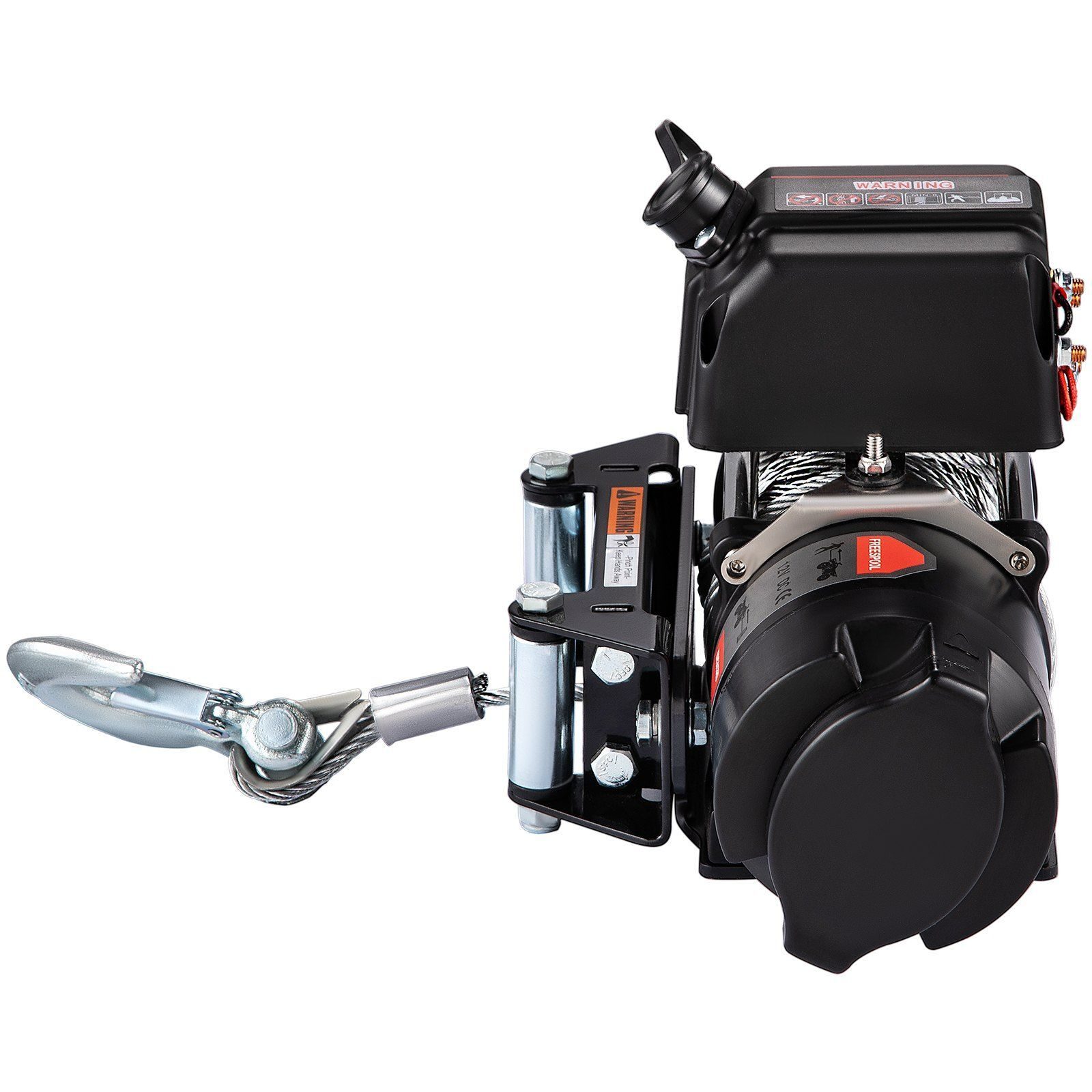 Electric winch 2.7t winch 13m motor winch radio remote control with accessory set