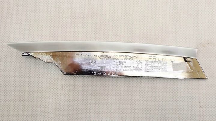 Bande chromée originale pour pare-chocs TESLA MODEL S, haut gauche 6009387-00-C