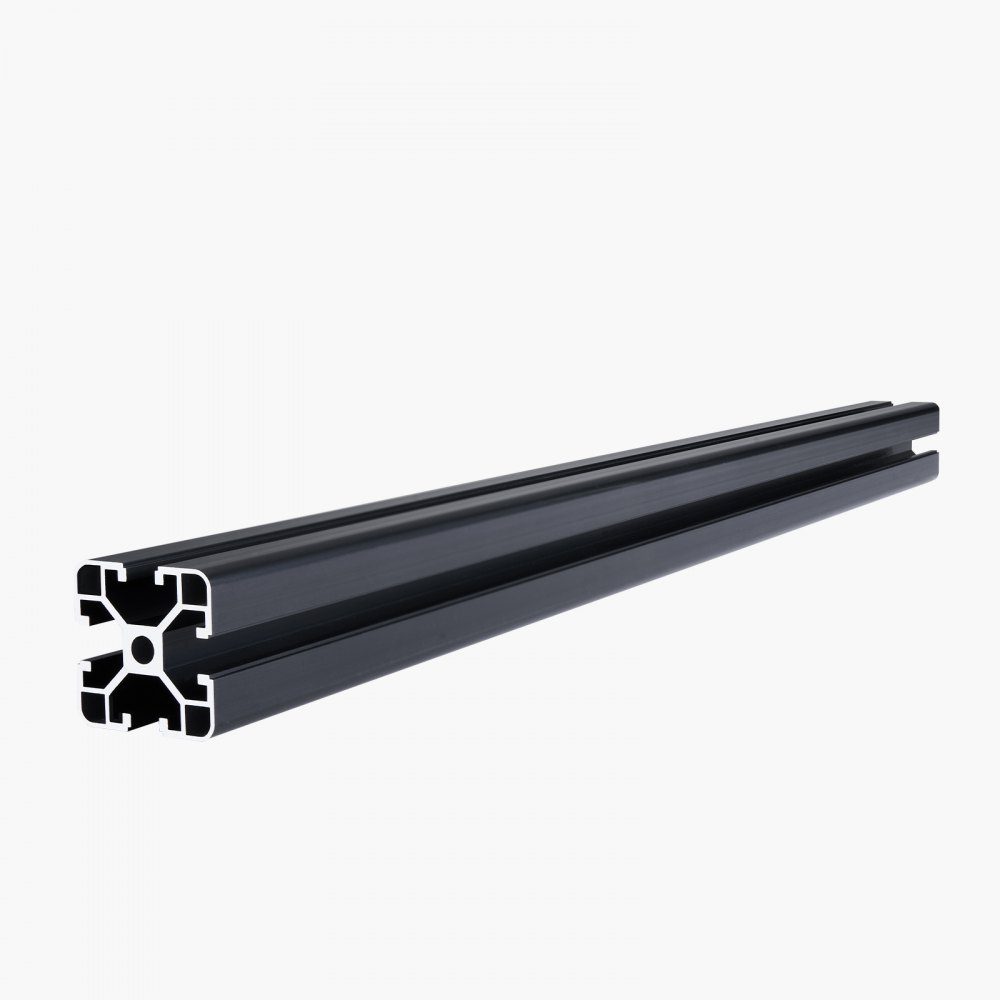 4 Pièces Profilés en Aluminium 1000mm T-slot 4040 Profilé en Aluminium, Rail Linéaire Anodisé Selon Les Normes Européennes, Profil de Rainure pour Imprimante 3D, Machine CNC DIY, Gravure Laser, Noir