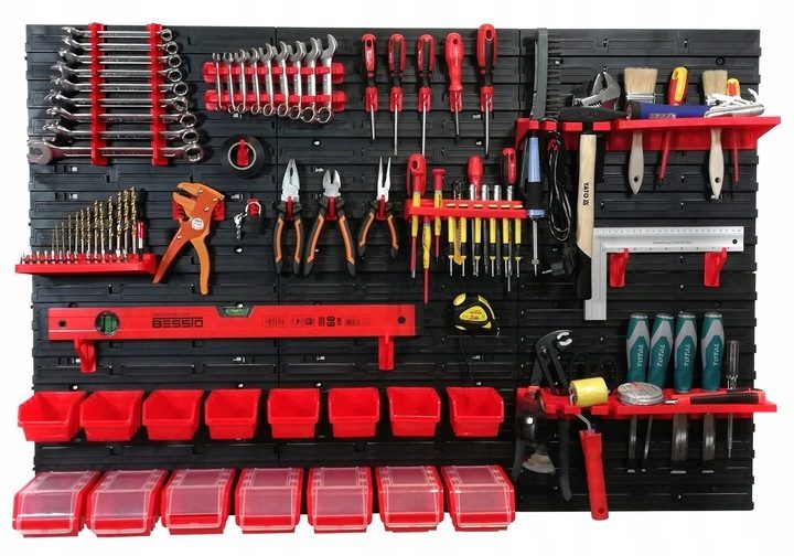 Werkstattregal Werkzeugwandgarage 240x80 cm Komplettset