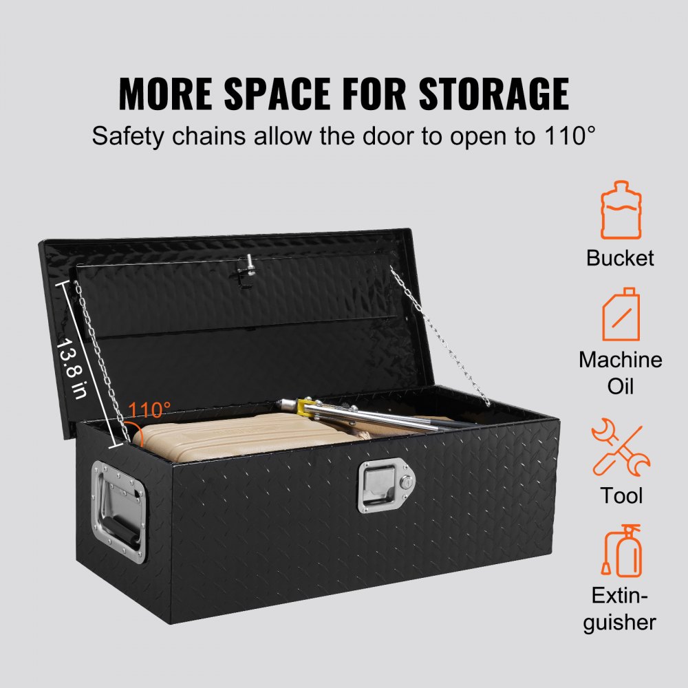 762 x 330 x 244 mm Tool Box for Truck Bed, Lockable 64 L Truck Box Tool Box Storage Tool Box, 30 kg Load Capacity Tool Box Organizer for Motorhome, Car etc 762 x 330 x 244 mm Tool Box for Truck Bed, Lockable 64 L Truck Box Tool Box Storage Tool Box, 30 kg Load Capacity Tool Box Organizer for Motorhome, Car etc