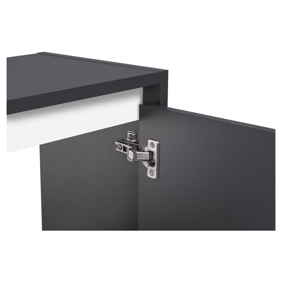 LIVARNO home “Oslo” washbasin cabinet with 2 doors, anthracite