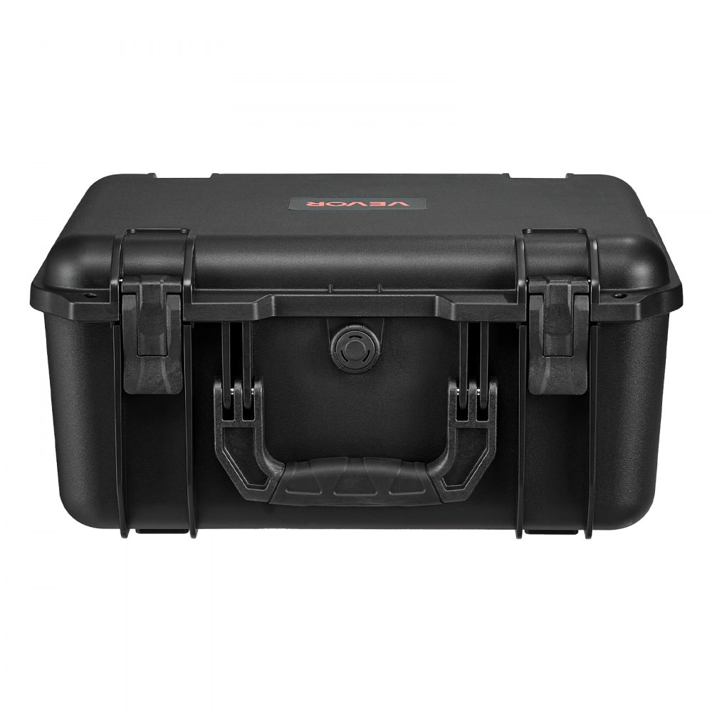 Harde koffer voor 4 pistolen, pistoolkoffer met XPE-schuiminzet 404x319x192 mm, waterdichte pistoolkoffer met verstelbare binnenkant en draaggreep, voor pistoollenzen camera Harde koffer voor 4 pistolen, pistoolkoffer met XPE-schuiminzet 404x319x192 mm, waterdichte pistoolkoffer met verstelbare binnenkant en draaggreep, voor pistoollenzen camera