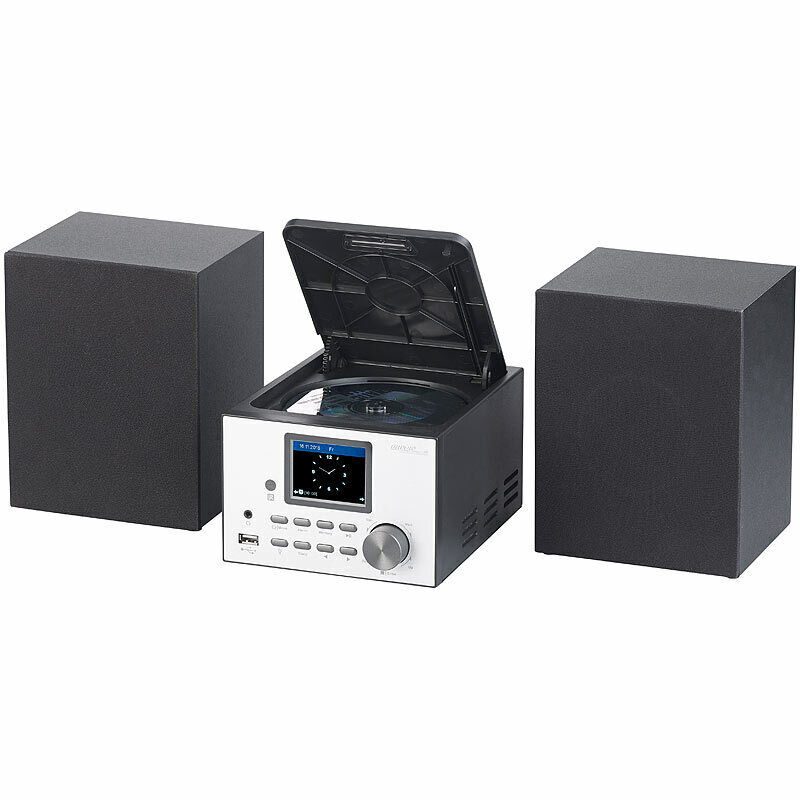 Stereoanlage mit Webradio, DAB+, UKW, CD, Bluetooth, USB, 60 Watt