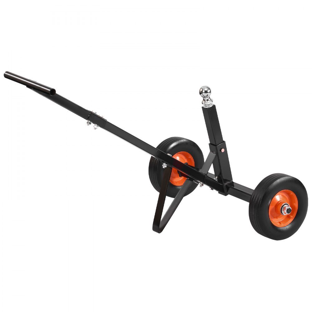 Rangierhilfeanhänger, Anhängerwagen, 272 kg Stützlast, 42 & 56 cm höhenverstellbar, 47,3 mm Kupplungskugel, 254 mm Vollgummireifen, zum Bewegen von Wohnmobil-Bootsanhängern