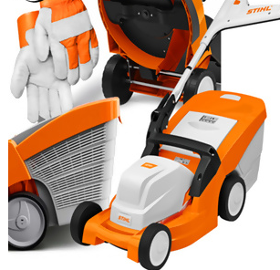 Stihl RME 443 C Elektro-Rasenmäher + Profi-Handschuhe (1,5 kW, 41 cm) im Set