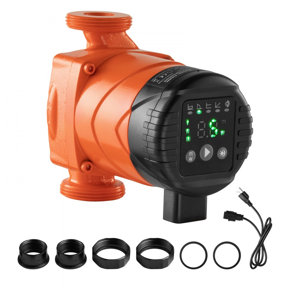 LPS25-4BP/130 Circulation Pump, Cast Iron Circulation Pump, 42L/min, 4m Maximum Head, Hot Water Circulation, Threaded Connection, Check Valve, Quiet Operation, for Home Heating System LPS25-4BP/130 Circulation Pump, Cast Iron Circulation Pump, 42L/min, 4m Maximum Head, Hot Water Circulation, Threaded Connection, Check Valve, Quiet Operation, for Home Heating System