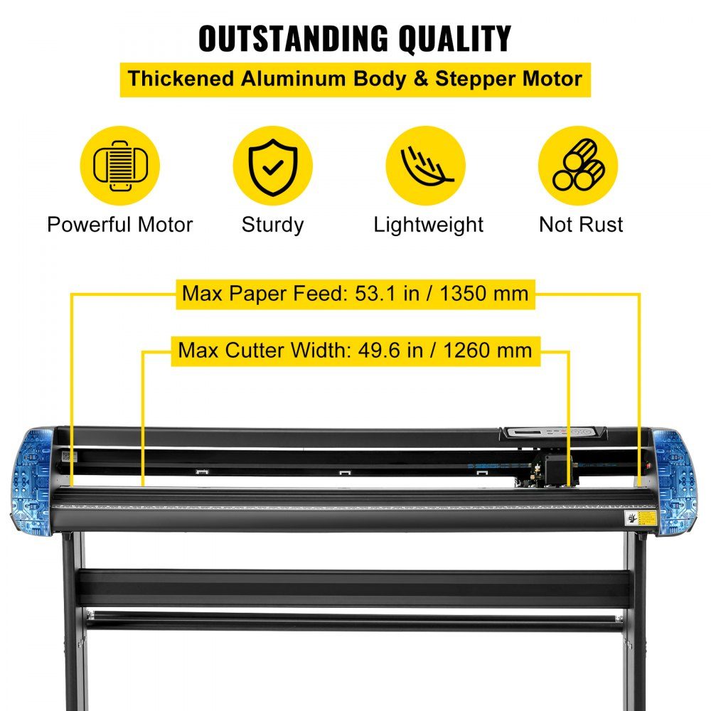 Vinylschneider 135 cm Vinylschneidemaschine mit Bodenständer-Vinylplotter