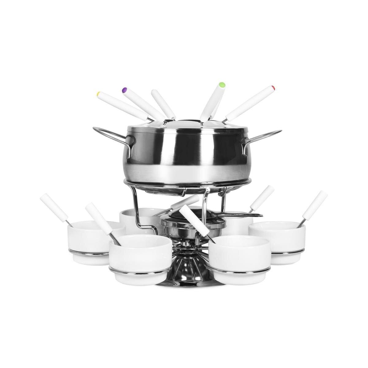 Zestaw do fondue Ribelli Fondue SET 28-teiliges, stal nierdzewna, średnica 16 cm