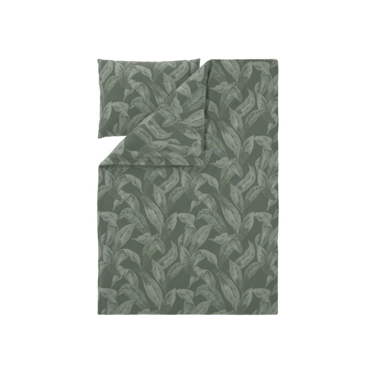 LIVARNO® Satin-Bettwäsche, 140 x 200 cm, 70 x 90 cm, grün