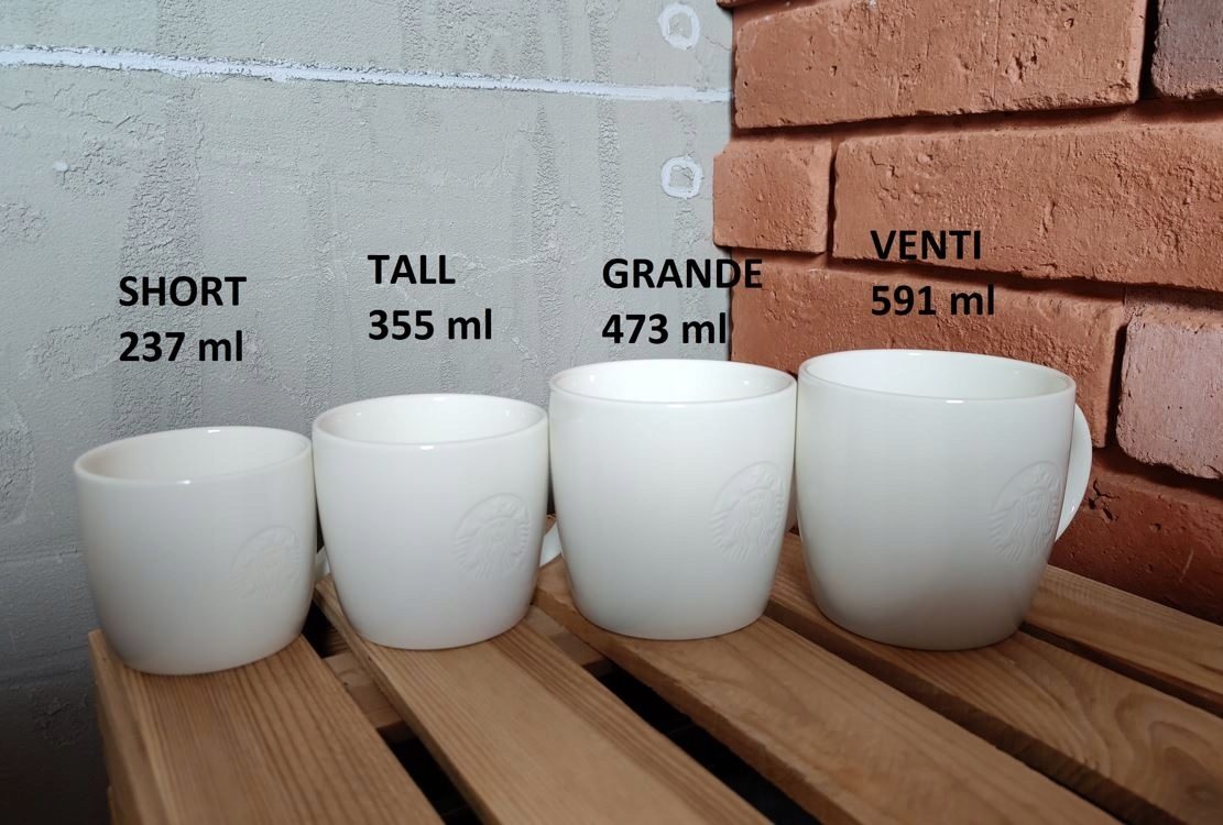 Mug original Starbucks Short en céramique d'une capacité de 237 ml