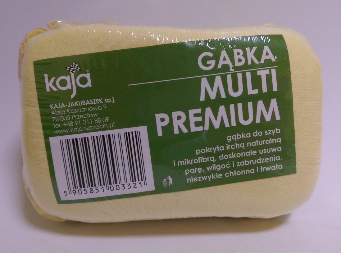 KAJA GĄBKA MULTI PREMIUM IRCHA NATUR./MIKROFIBRA – Nr kat. HT-49854