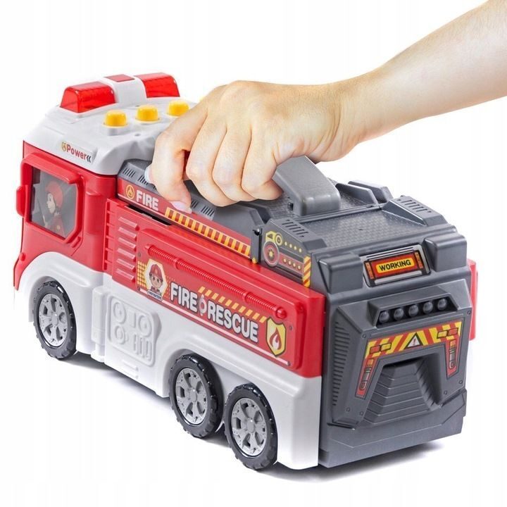 Interactieve kinderspeelgoedbrandweerkazerne XXL-set