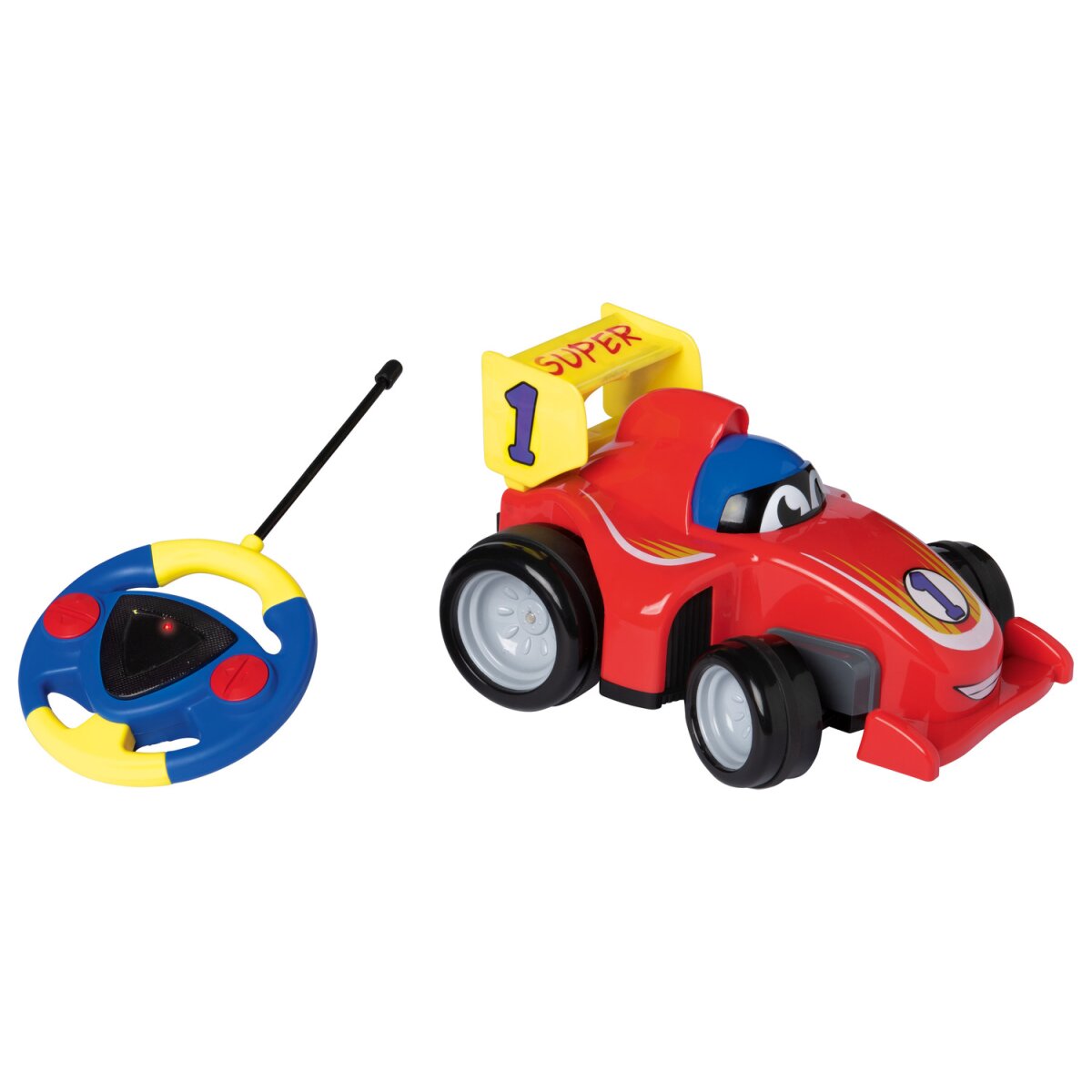 Playful remote-controlled car Junior, with 2 speed levels