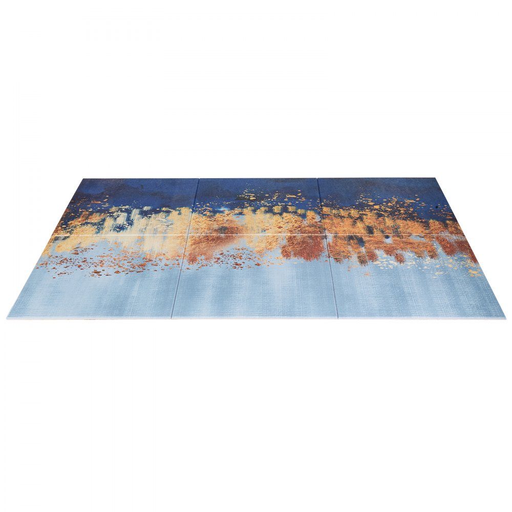Packung mit 6 Akustikplatten, 1800 x 1200 x 10 mm, Akustikwandpaneele, selbstklebende dekorative Schalldämpfungs- und Absorptionsplatten für Zuhause, Büro, Studio, Spielzimmer, Theater, Malerei