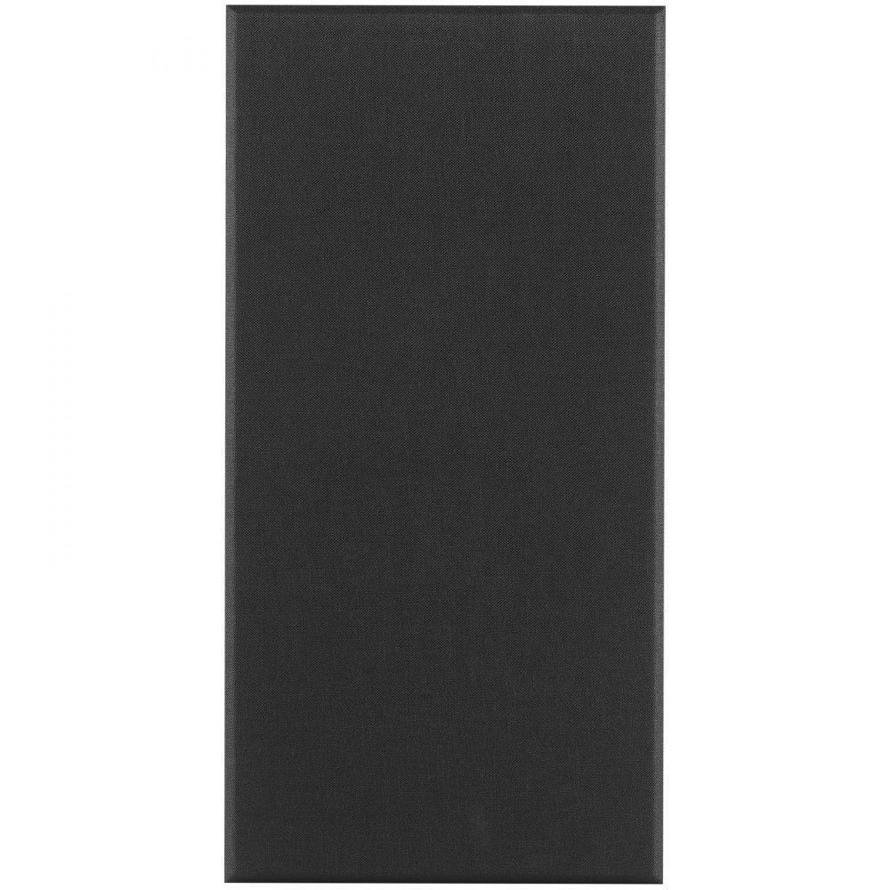 Akustikplatten, 4 Stück, 600 x 300 x 50 mm, schallabsorbierende Glasfaserplatten, selbstklebende Akustikwandpaneele, für Studios, Büros, Heimkinos, Konferenzräume, schwarz