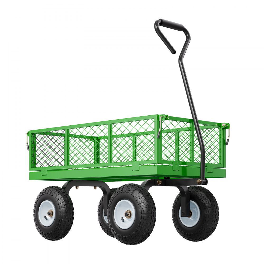 Bollerwagen 408,23 kg, Transportwagen, Gerätewagen, Gartenwagen, Handwagen mit 10 Zoll Bereifung und abnehmbaren Seitenteilen aus Netzgewebe (umwandelbar in eine Plattform) und 180° drehbarem Griff Bollerwagen 408,23 kg, Transportwagen, Gerätewagen, Gartenwagen, Handwagen mit 10 Zoll Bereifung und abnehmbaren Seitenteilen aus Netzgewebe (umwandelbar in eine Plattform) und 180° drehbarem Griff