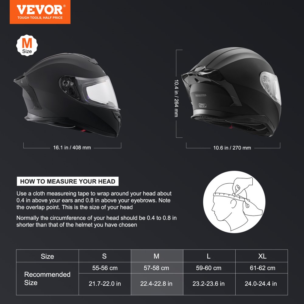 Motorradhelm, Motocross-Helme, Integralhelm, Größe M, Helme aus ABS mit Wechselgläsern, ECE-geprüft, komfortabler Motocross-Helm, für Jugendliche und Erwachsene, Schwarz Motorradhelm, Motocross-Helme, Integralhelm, Größe M, Helme aus ABS mit Wechselgläsern, ECE-geprüft, komfortabler Motocross-Helm, für Jugendliche und Erwachsene, Schwarz