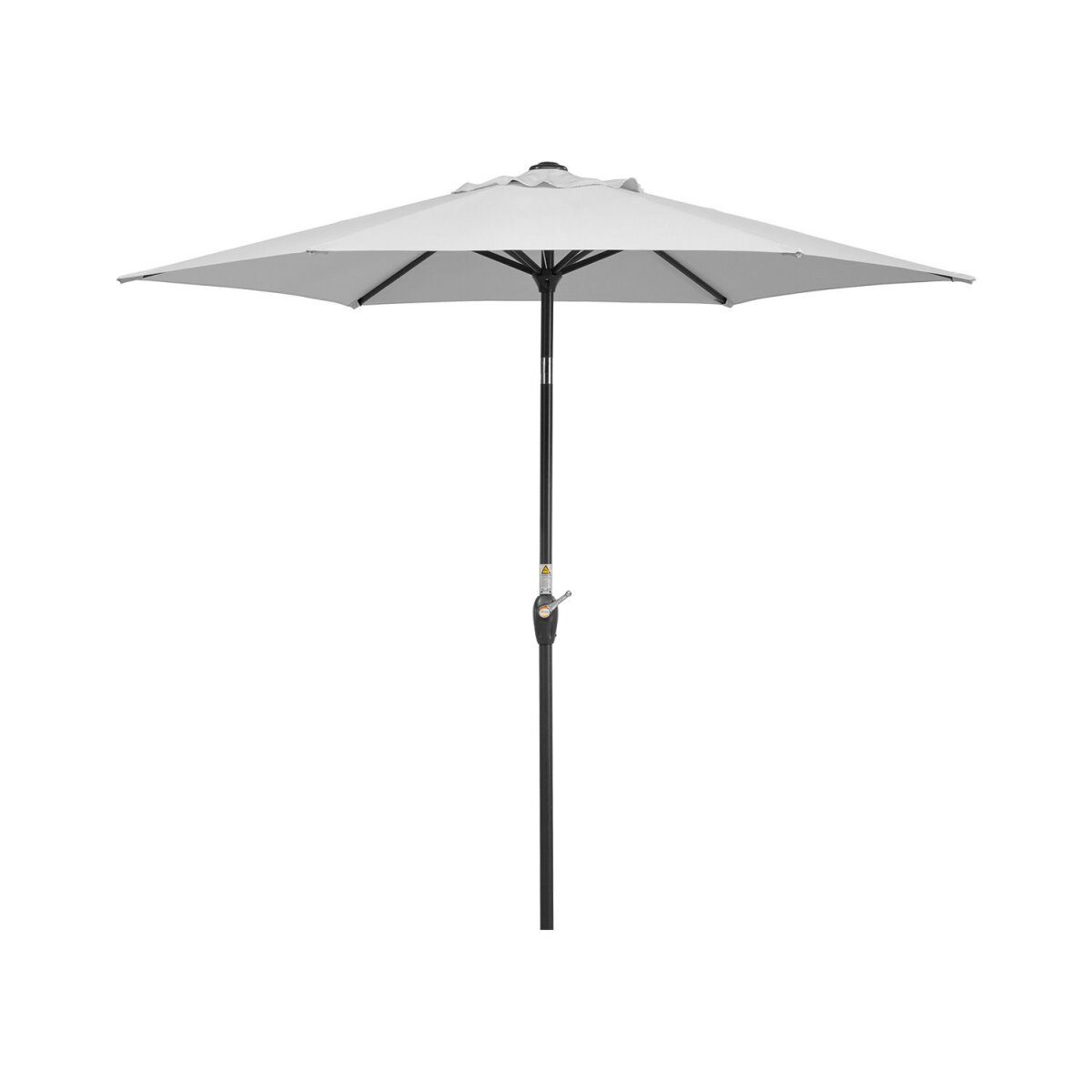 Parasol targowy Schneider Bilbao 220/6 (srebrnoszary) dobry